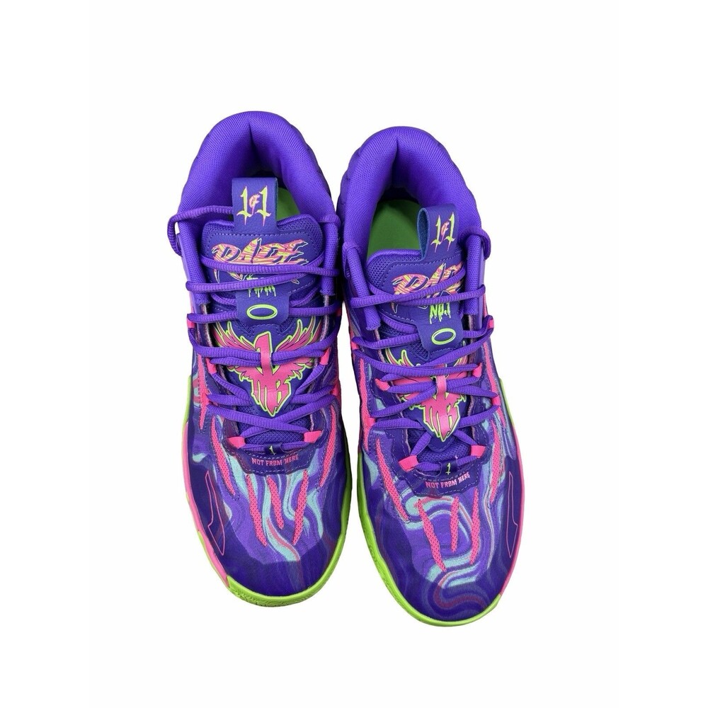 Puma MB.03 Toxic LaMelo Ball Purple Men’s  Basketball Shoes Size 12 Sneakers - Picture 8 of 10